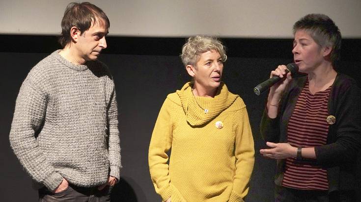 "Lurdes Iriondo, ez gera alferrik pasako" dokumentala Basteron eman zuten, bi egileekin