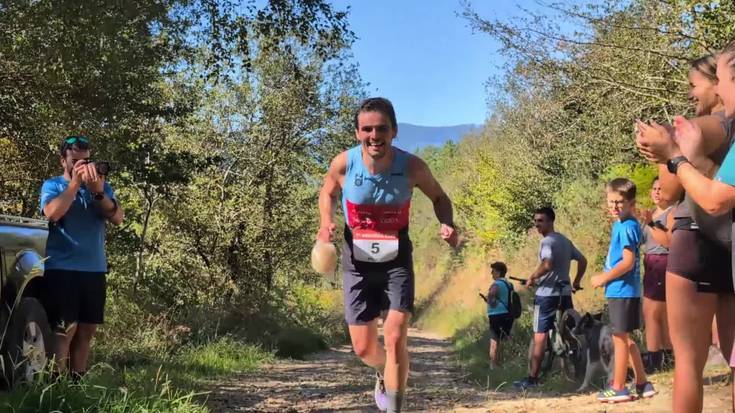 I. Sorabilla Trail mendi lasterketa: korrikalariak Mareaga gainean