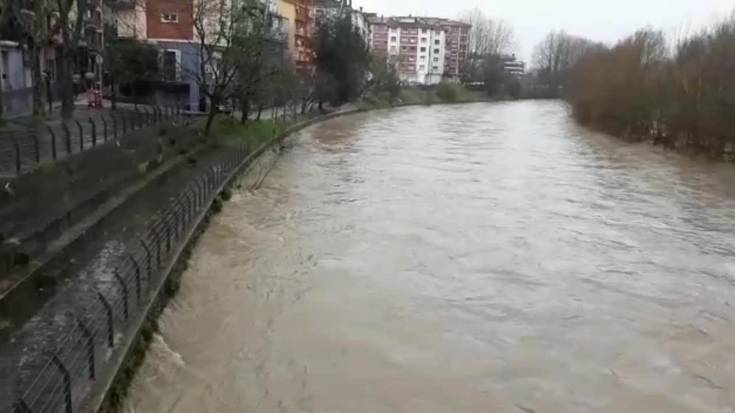 Oria ibaiaren ur maila, Andoainen barrena