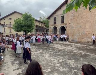 Dantza-soka, San Pedro egunean