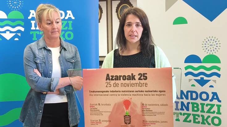 Emakumeenganako indarkeria matxistaren aurkako nazioarteko egunaren harira, ekitaldi-sortaren aurkezpena