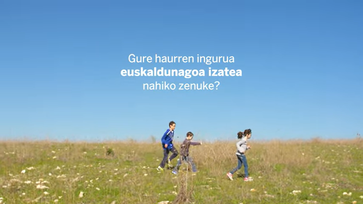 Eusfera egitasmoa aurkeztuko dute Tolosaldean, haurren ingurua euskalduntzen laguntzeko