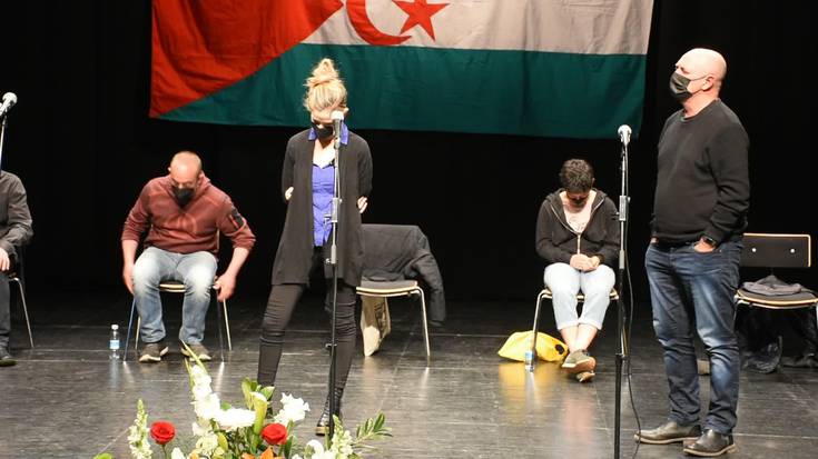 Sahararen aldeko bertso saio: Alaia Martin eta Andoni Egaña