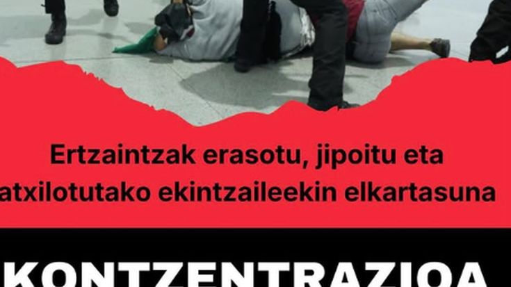 Global Sumud Flotillaren aldeko elkarretaratzea, ostegunean