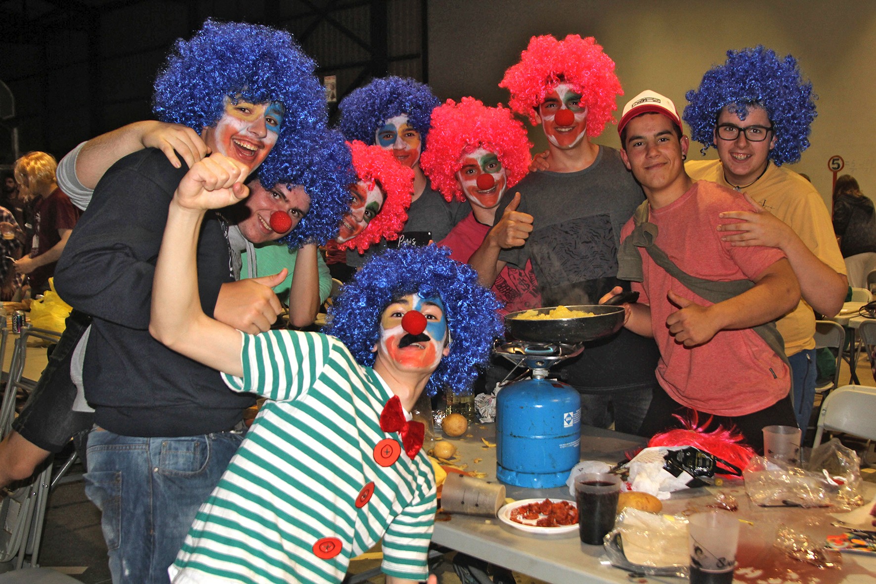 Afaria, Gazte Festetako mozorro festa