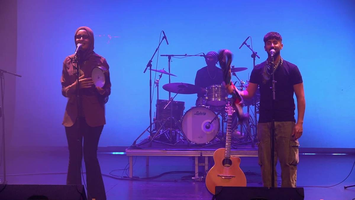 Sol Band Gaza taldea Basteron, doinu arabiar tradizionalekin