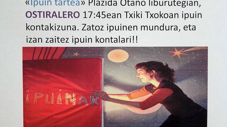 Ipuin kontaketa gaur, Plazida Otaño Aiztondoko liburutegian