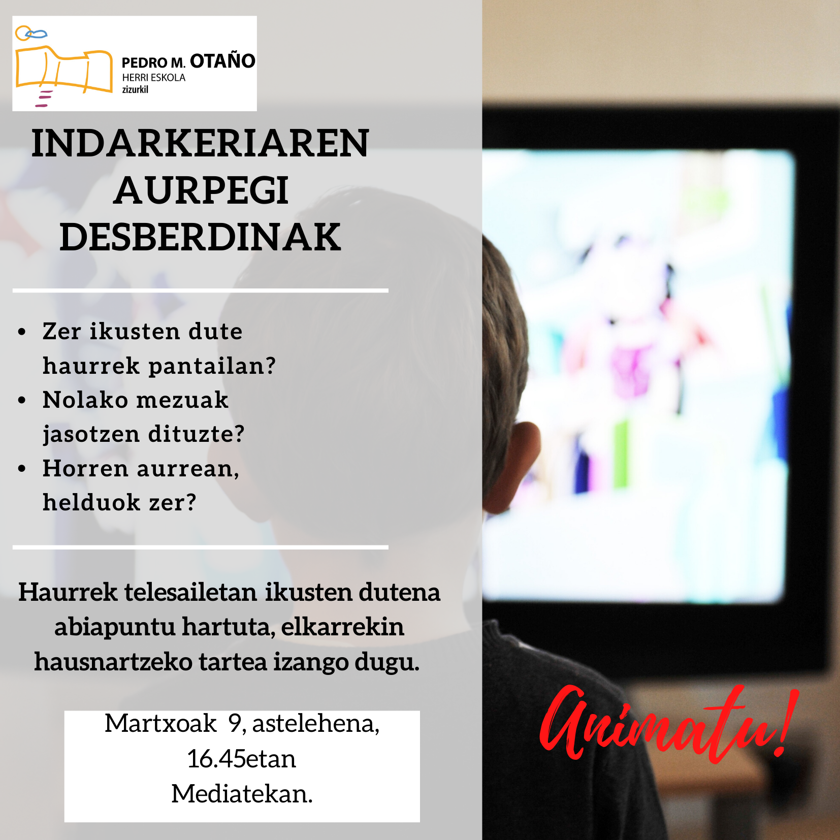 Elkarrekin hausnartzeko tartea