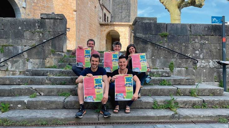 Egitarau zabala prestatu dute Elizmendin, Santa Krutz jaietarako