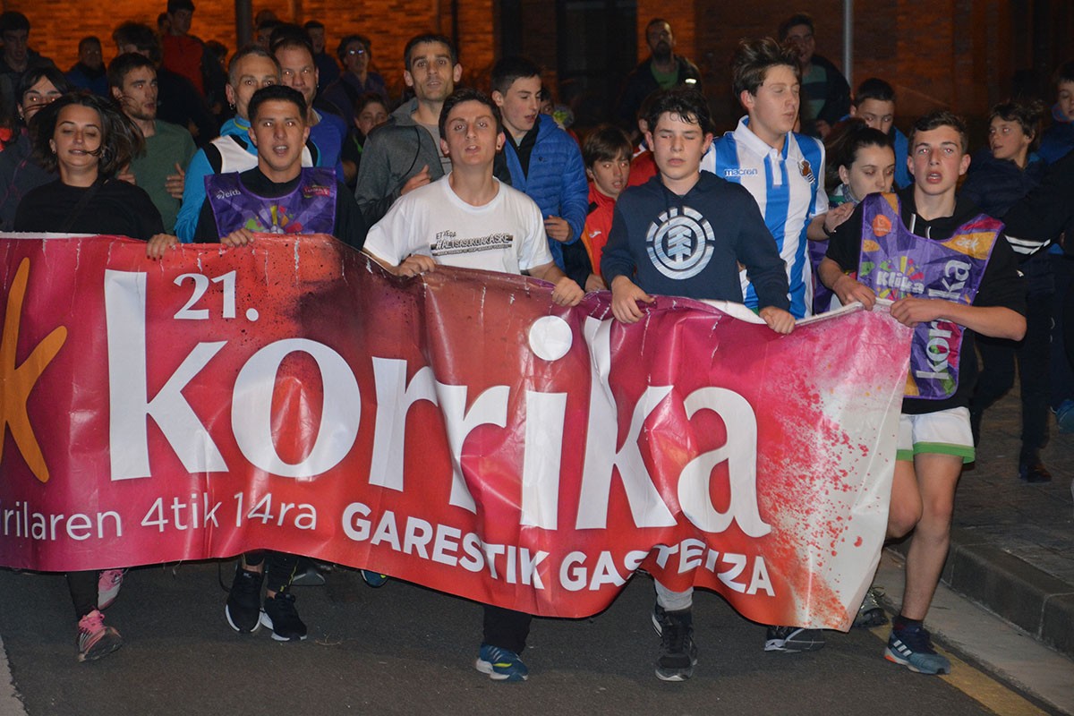 Bi aldiz igaroko da  KORRIKA Urnietatik