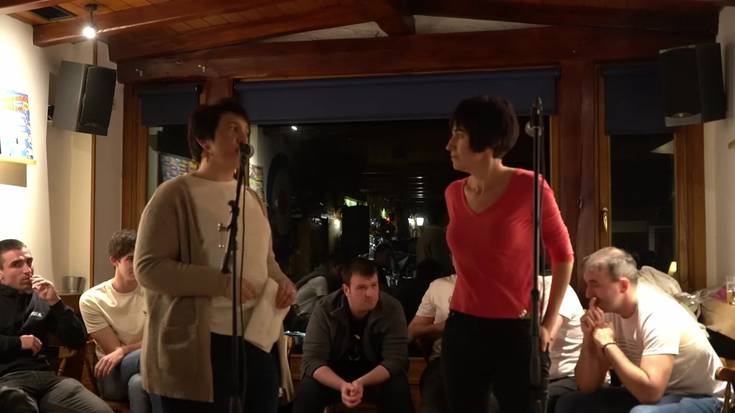 Andoain-Hernani Gipuzkoako Herriarteko Txapelketa: Ion Beloki eta Bakarne Urreaga, puntu-erantzunen ariketan