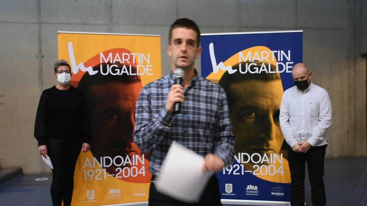 Martin Ugalderen mendeurreneko ekitaldien aurkezpena