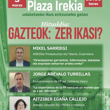 Asteasu Plaza Irekia. Gazteok: Zer ikasi?