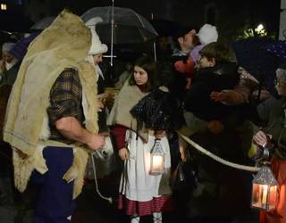 Olentzero eta Mari Domingiren etorrera Andoainera