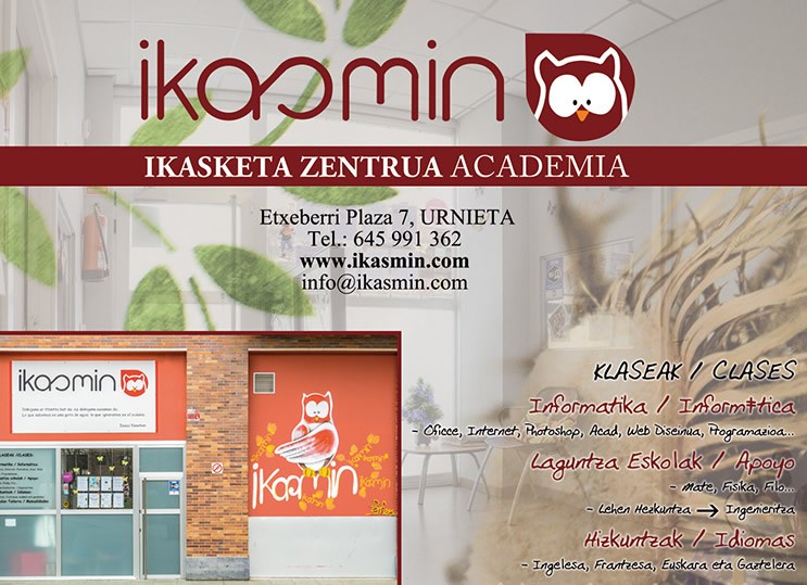Ikasmin ikasketa zentrua, ikasturte berrirako prest