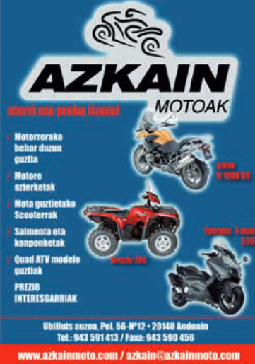 Azkain motoak logotipoa