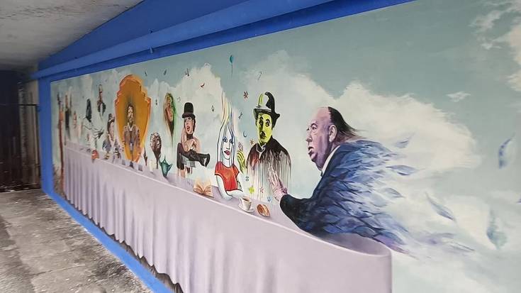 Karkabako mural artistikoak iraganean