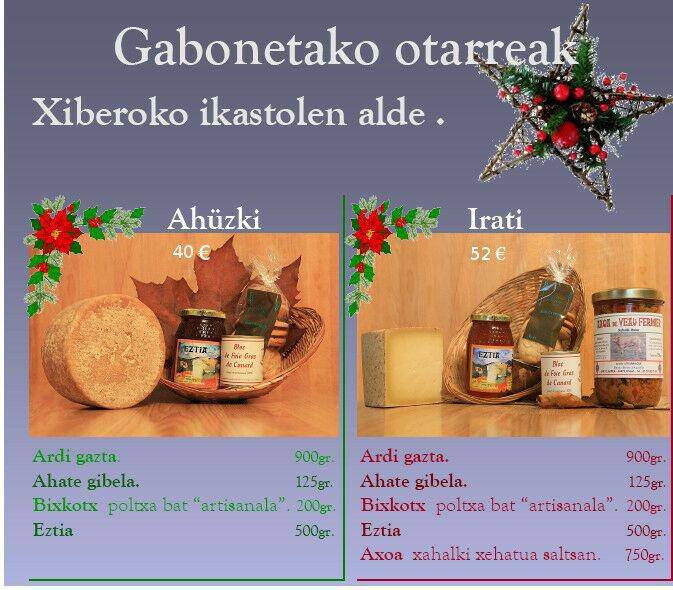 Xiberoko ikastolen aldeko otarrak