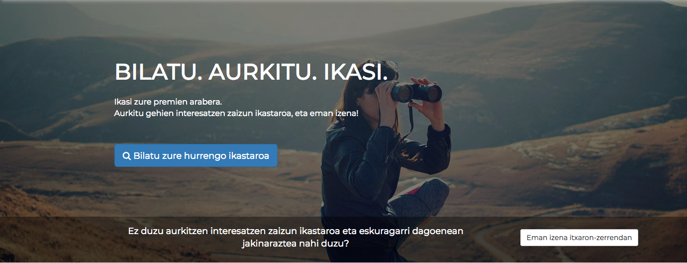 Urnietako KZguneko urriko ikastaroetan izen-ematea zabalik