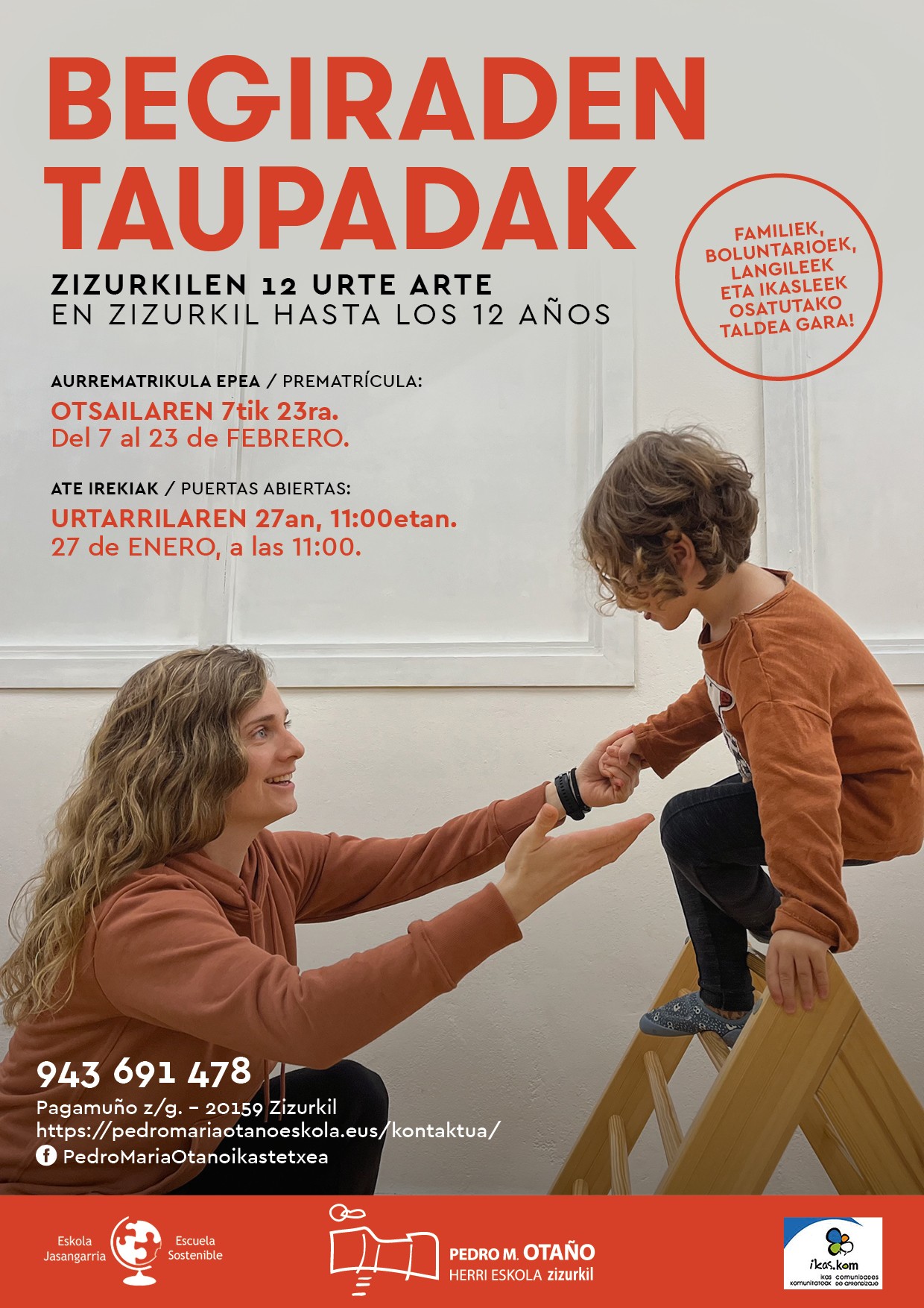 2024/2025 IKASTURTERAKO AURREMATRIKULAZIOA