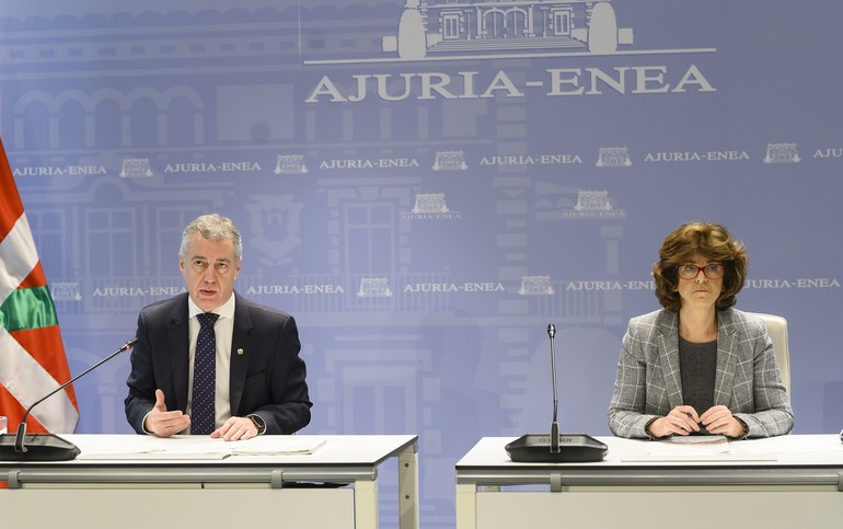 Iñigo Urkulluk "Normaltasun Berrirako Trantsizio Plana" iragarri du