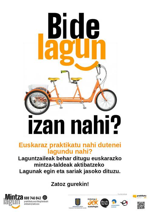 Mintzataldeak indartu nahi ditugu. Lagundu nahi?