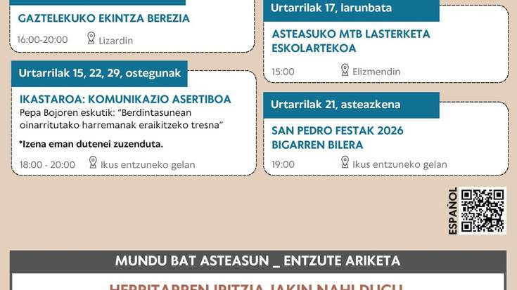 Ikastaroa: Komunikazio Asertiboa