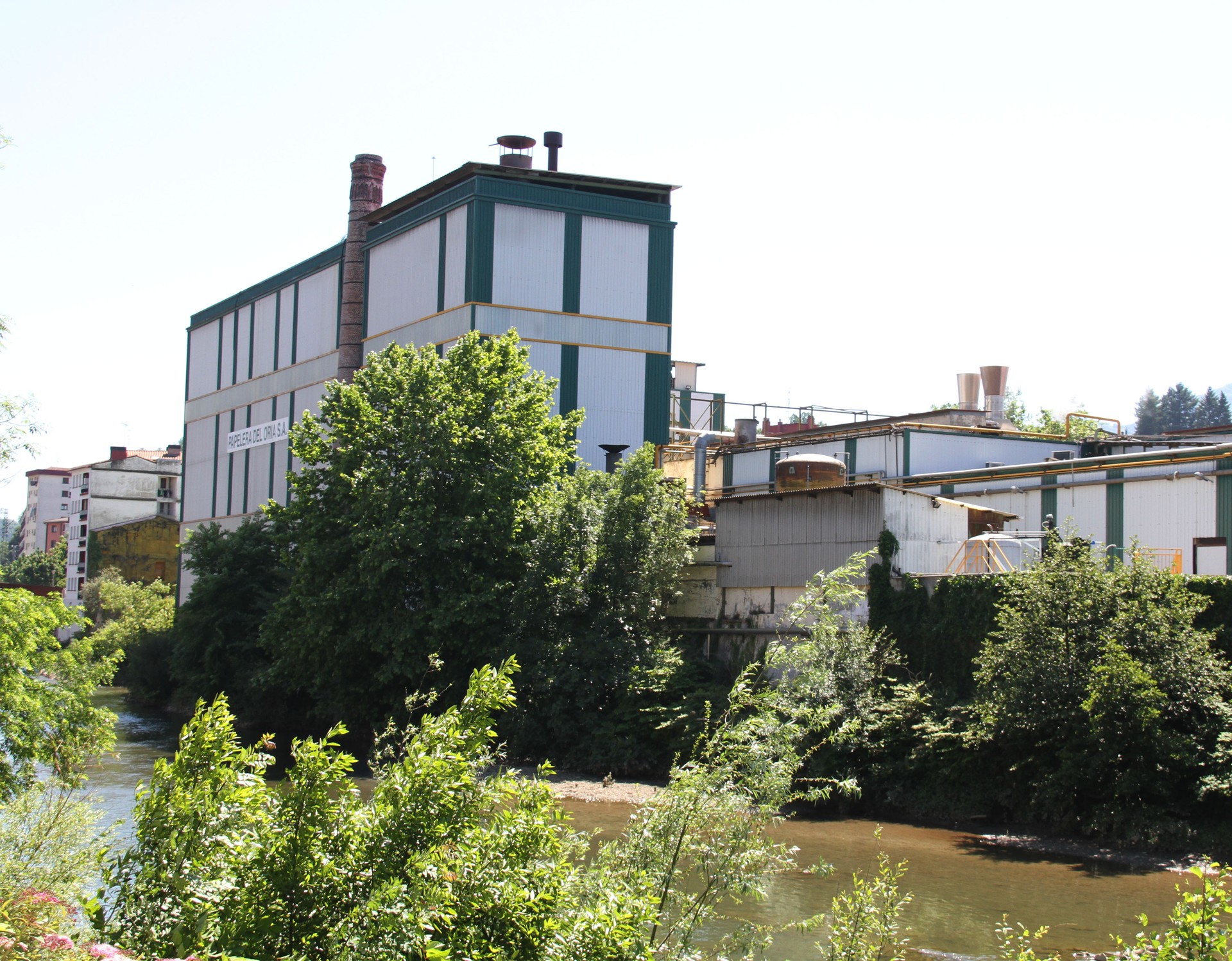 Oria paper fabrikaren itxura aldaketa 24 urteren ostean