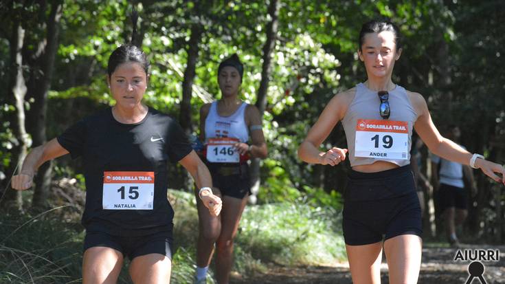 I. Sorabilla Trail mendi lasterketa: lasterkariak Mareaga gainean