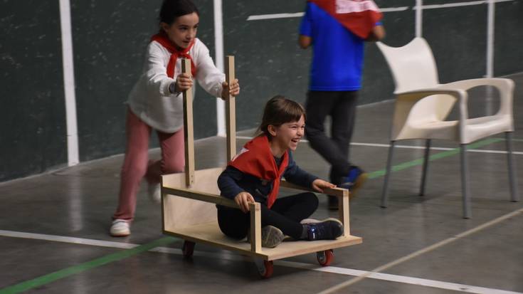 Primeran pasa dute gaztetxoek, herri-kirol saioan