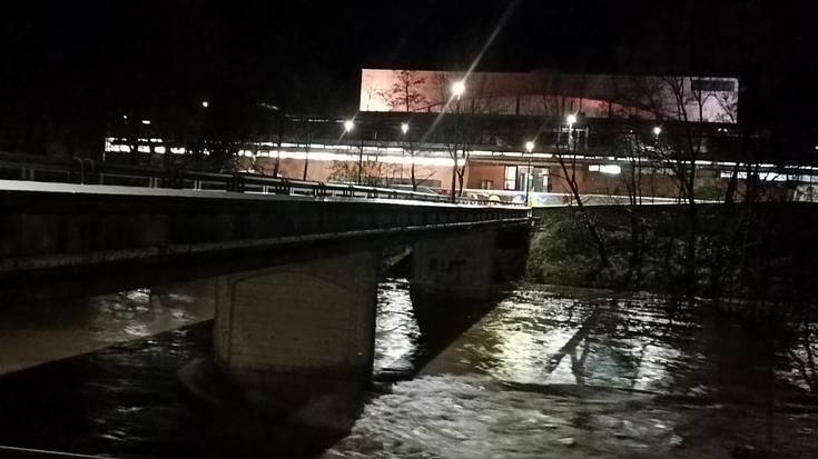 Ibaien ur maila hazi da, azken prezipitazioen ondorioz
