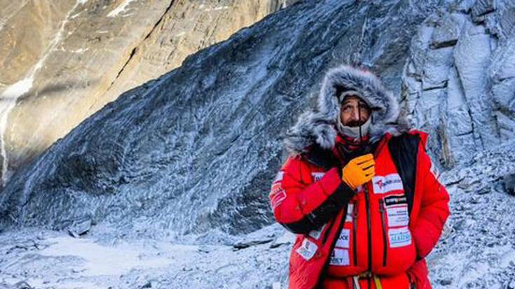 Alex Txikon goimendizalearen emanaldia