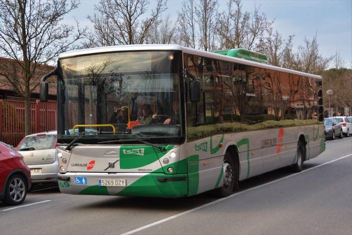 Bus erabiltzaileen intereseko informazioa, N-1 errepidearen eraberritze lanak direla eta