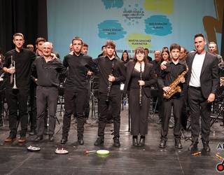 Erakustaldi ikusgarria egin dute Musika Bandako bakarlariek