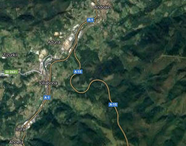 A-15 autobidea erabat itxiko da datorren astearte gauean