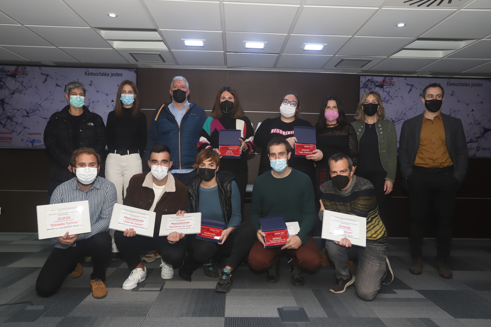 Guaixe, Geuria, GiTB eta Karkara garaile 2021eko TOKIKOM Sarietan