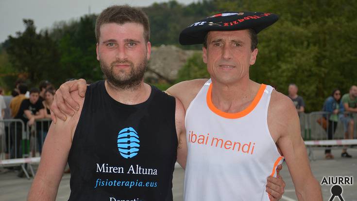 Jon Arizmendi eta Rosario Pikabearen arteko desafioa, aizkoran eta korrika