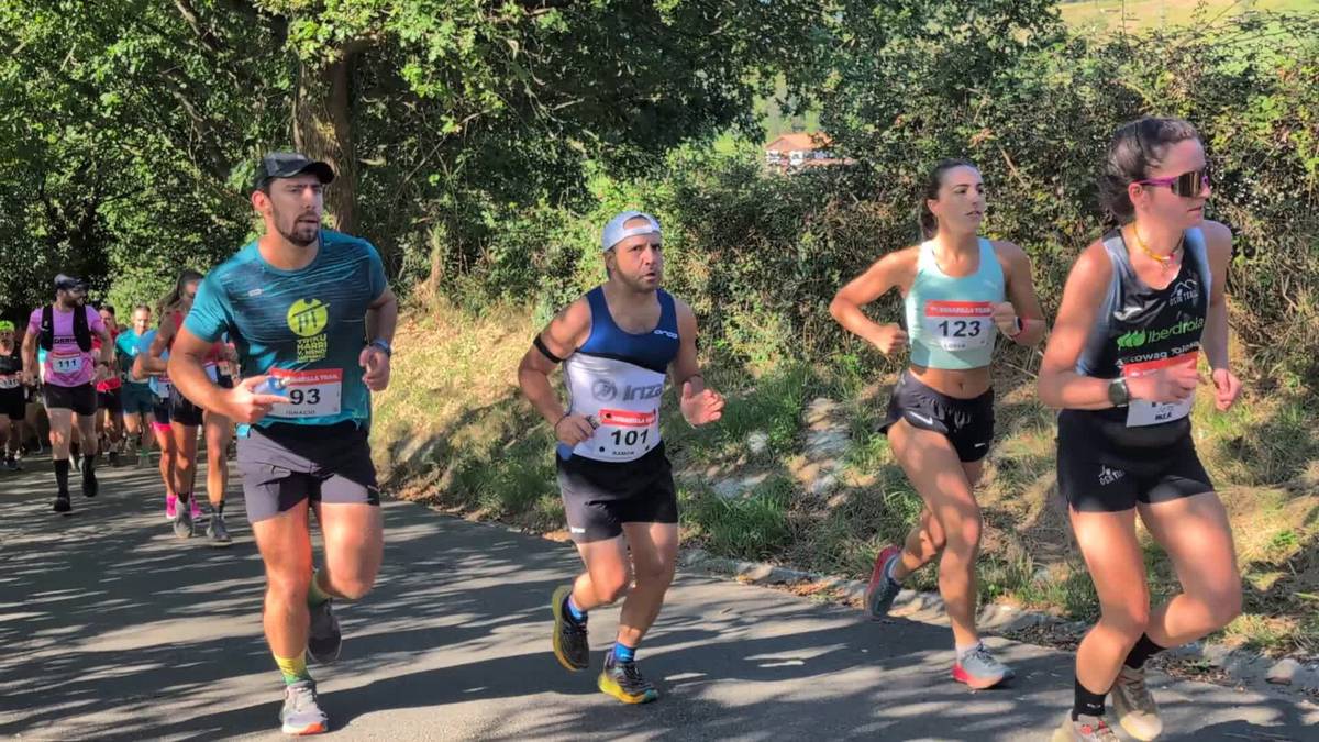 I. Sorabilla Trail mendi lasterketa: lehendabiziko aldapan, urdaiazpikoa jokoan