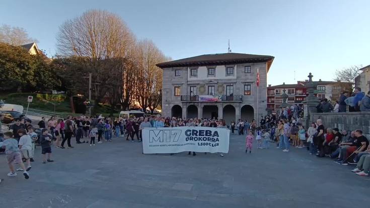 Manifestazio jendetsua, Goikoplazan hasi eta Zumea plazan amaitu dena