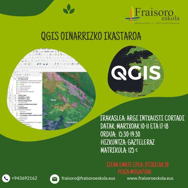 QGIS programaren oinarrizko kontzeptuen ikastaroa