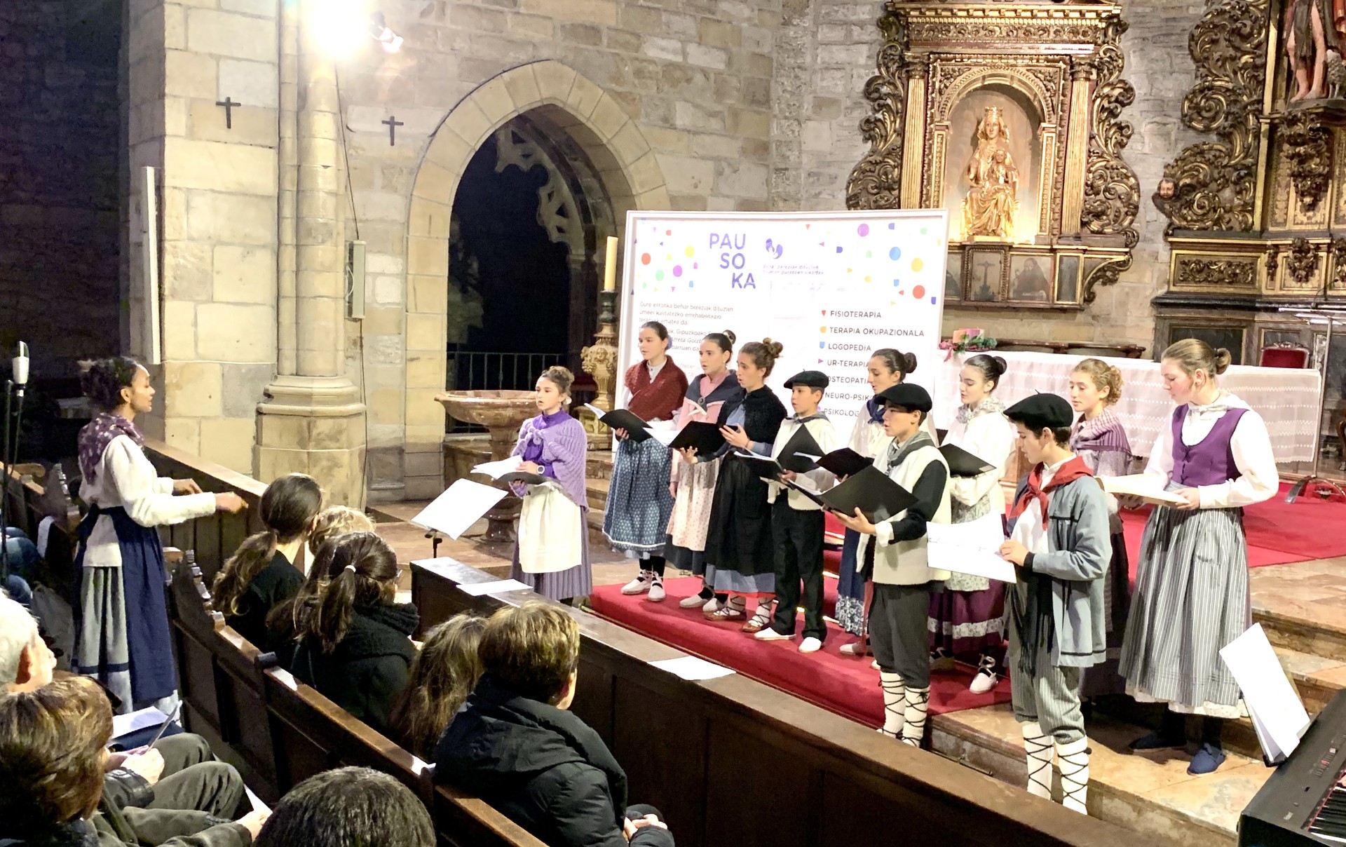 Obauba eta Oroith abesbatza gazteek kontzertua eskainiko dute Jesusen Bihotza elizan