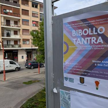 "Bibollo Tantra: Presentzia, gozamena eta samurtasuna" tailerra antolatu dute bollera eta bisexualentzat