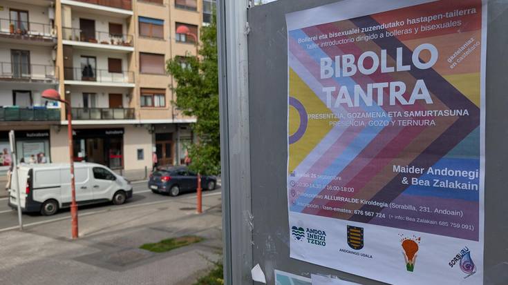 "Bibollo Tantra: Presentzia, gozamena eta samurtasuna" tailerra antolatu dute bollera eta bisexualentzat