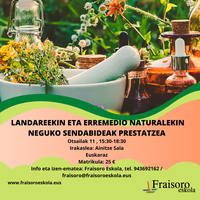 Landareekin eta erremdio naturalekin neguko sendabideak prestatzea