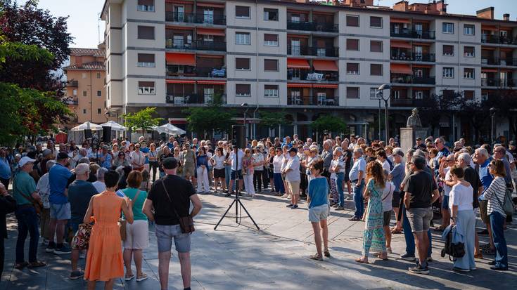 Herritar ugari elkartu zen Goikoplazan