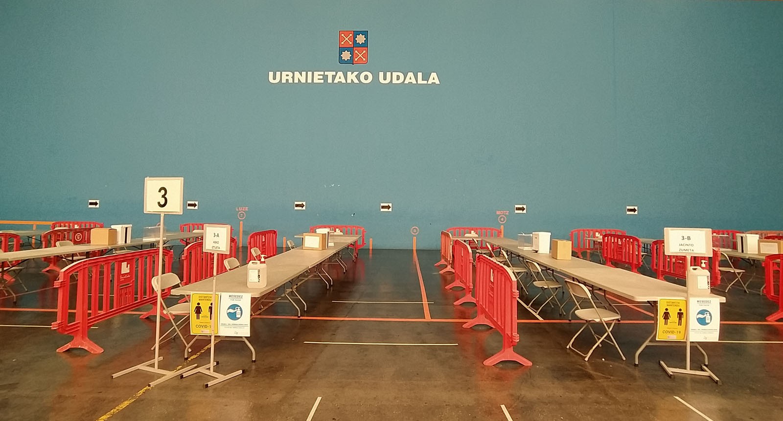 Igandeko hauteskundeetarako prestaketa lanak