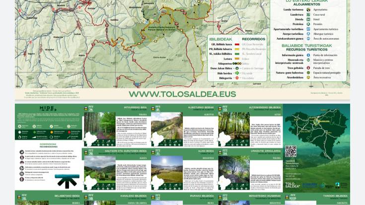 Amasa-Villabonako "Kanaletako Bidea" agertuko da Tolosaldeko Mendi Ibilbideen gidan