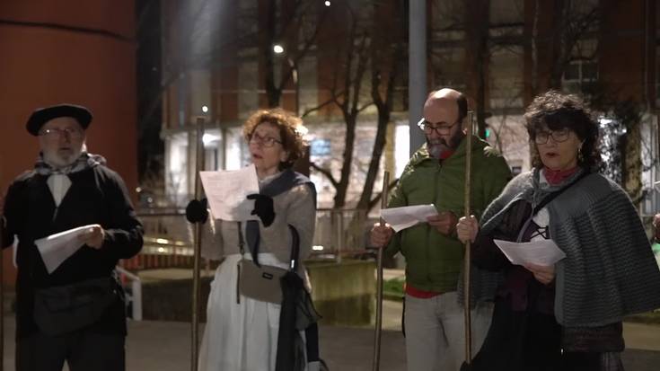 Santa Ageda bezperako kantu erronda Urnietan: "Oles oles, lurra esna zaitez"