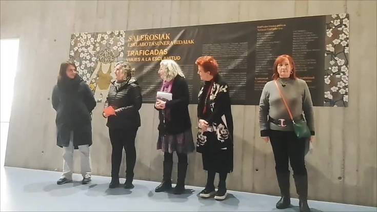 "Salerosiak, esklabotasunera bidaiak" erakusketa artistek aurkeztuta
