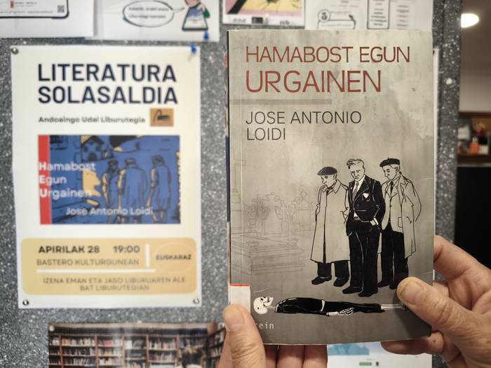 Euskarazko lehen polizia-nobelatzat jotzen den "Amabost egun Urgain’en" izango dute hizpide